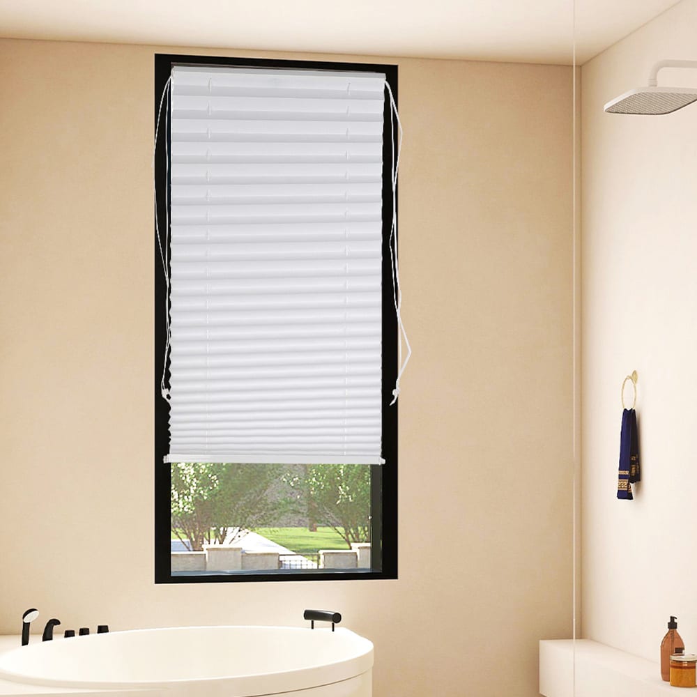 Plisségardin 80 x 180 cm / plisségardin / top down bottom up gardin / privacy screen - hvid