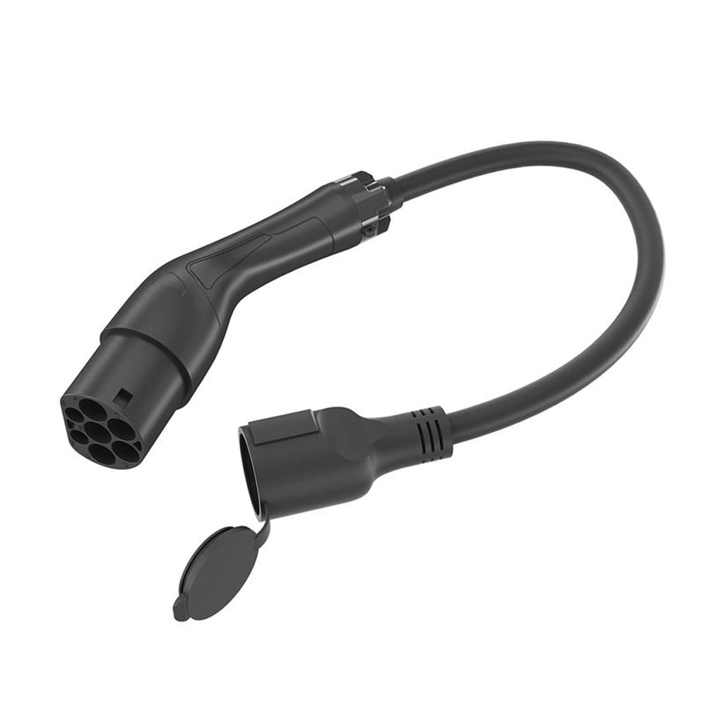 EV-opladningsadapter Type 2 til Schuko 3,7 kW / adapterkabel 16A / EV-opladningsadapter 0,5 m