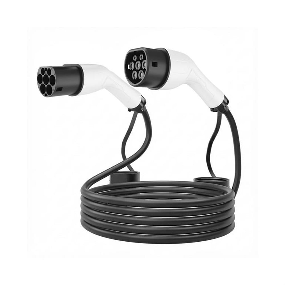 EV-ladekabel Type 2 til Type 2 16A 11 kW / 3-faset ladekabel 8 m / Mennekes-ladekabel