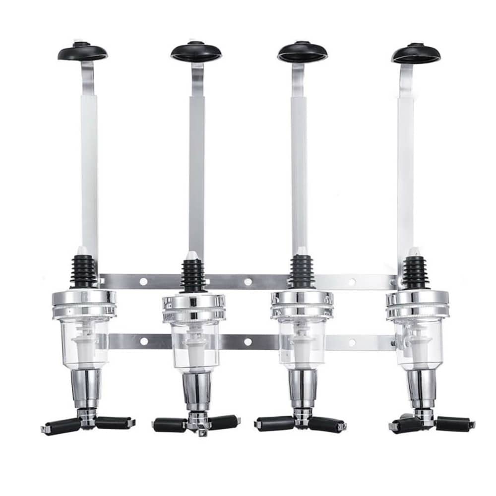 Spritdispenser med målefunktion - til 4 flasker / spritdispenser / bardispenser