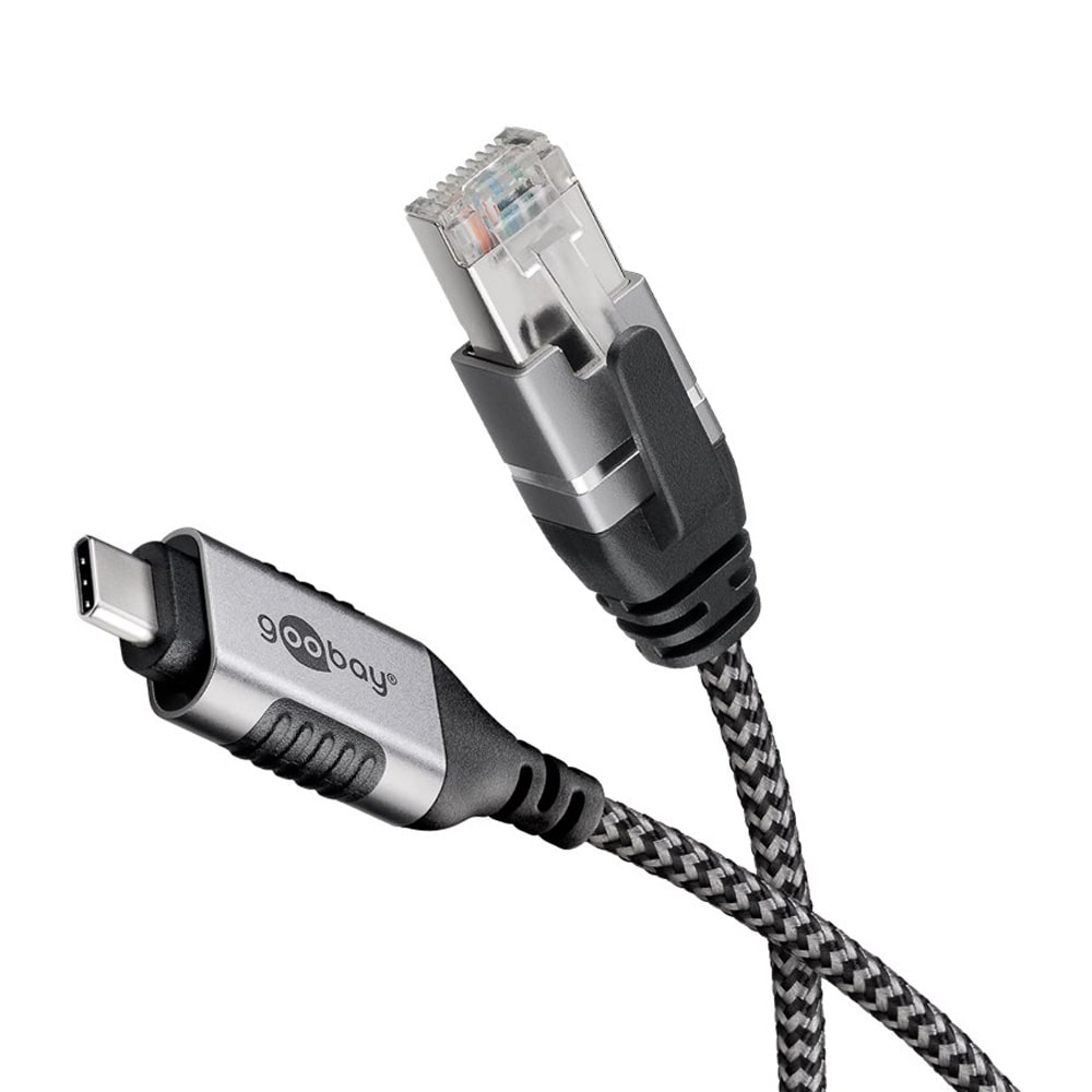 Goobay USB-C 3.1 til RJ45-netværksstik 2m
