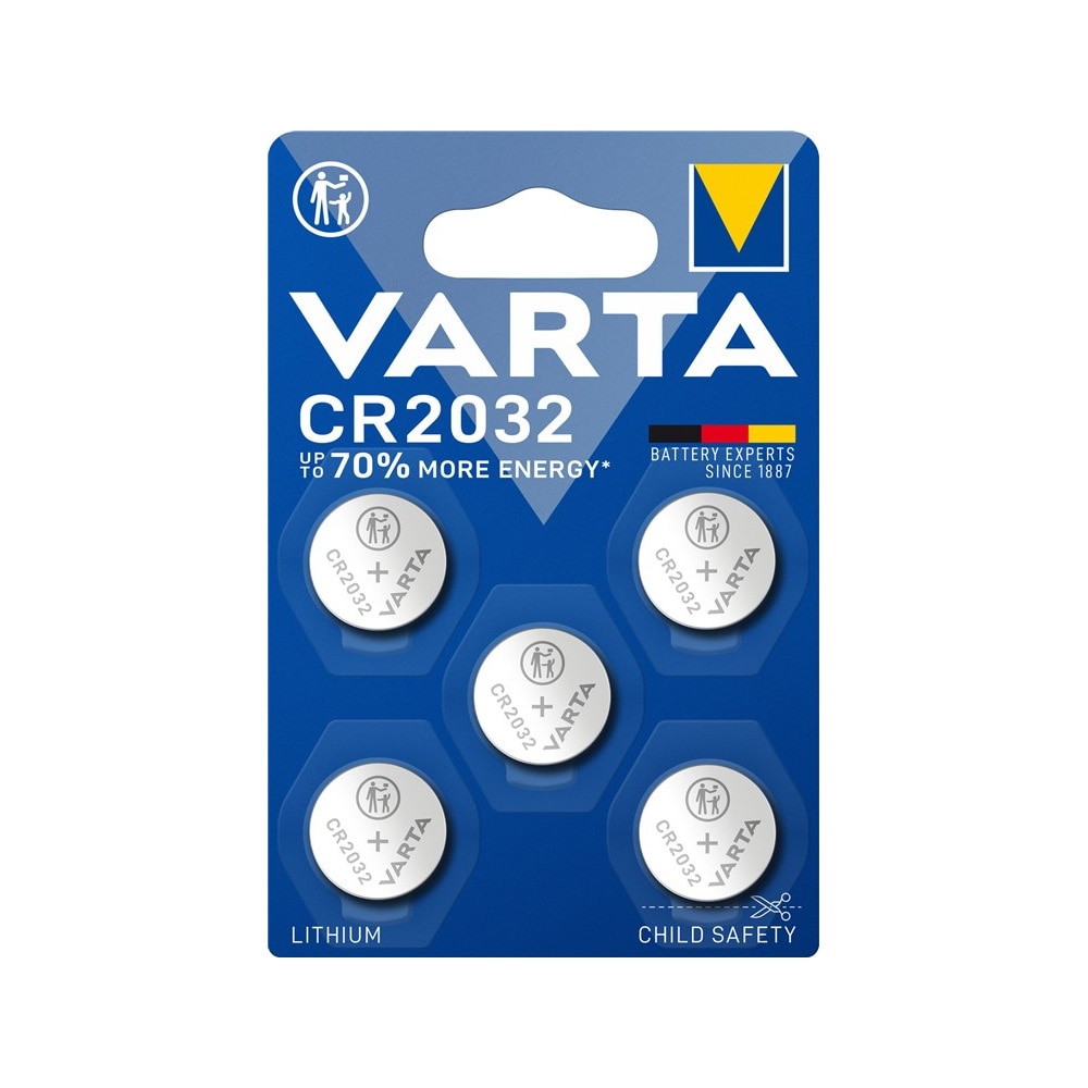Varta CR2032 Knapcellebatteri 5-pak