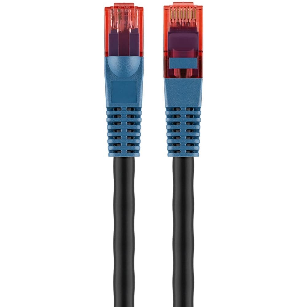 CAT 6 U/UTP netværkskabel til udendørs brug 75 m / Ethernet-kabel med RJ45 / Gigabit LAN-kabel