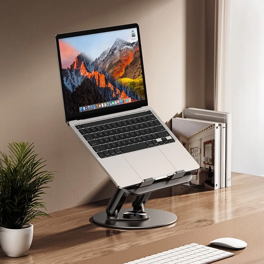Stativ til laptop og tablet / stativ til laptop / stativ til tablet / stativ til computer - Svart