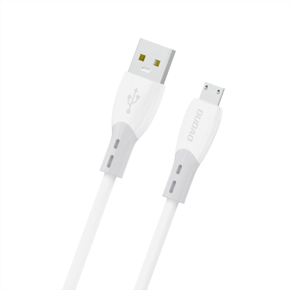Dudao USB-kabel USB til microUSB 3A 1m - Hvid