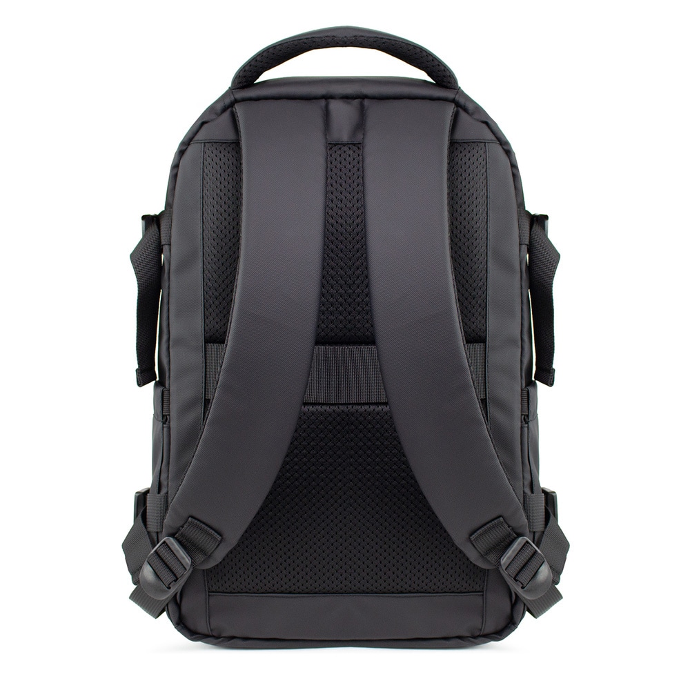 Wozinsky rygsæk 20 L med laptoprum / håndbagagerygsæk / sæk med USB-port – Sort