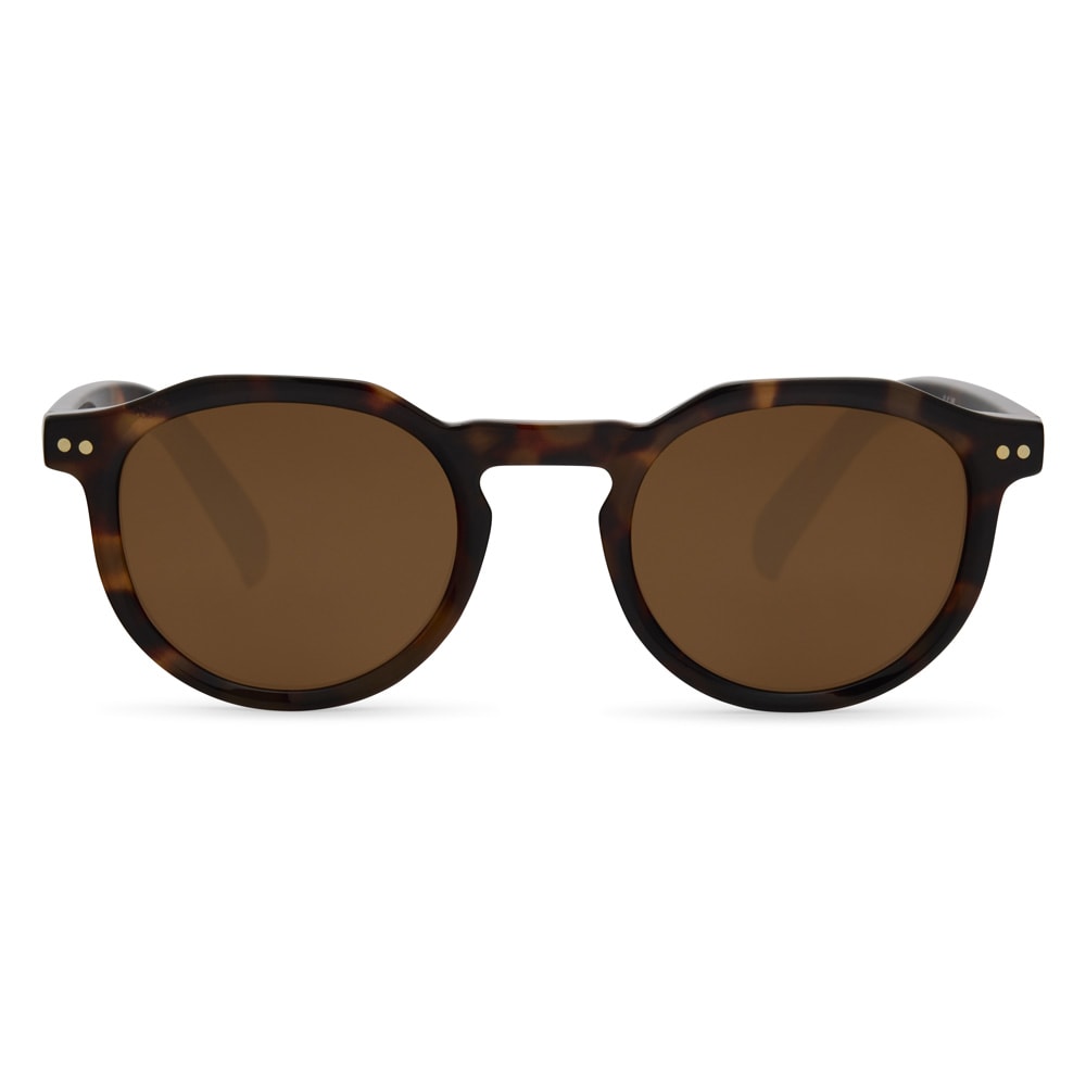 Brune solbriller med brunt glas / solbriller med UV-beskyttelse / unisex-solbriller / klassiske solbriller