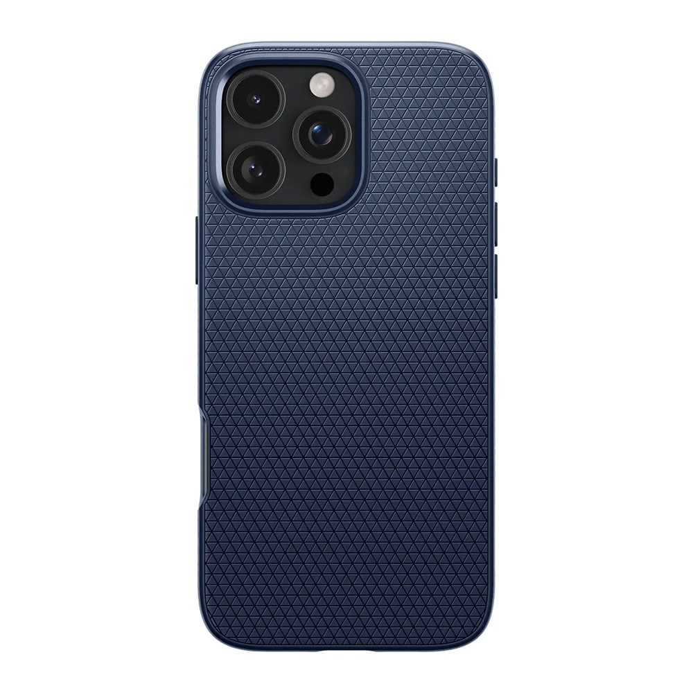 Spigen Liquid Air-bagskærm til iPhone 16 Pro - Blå