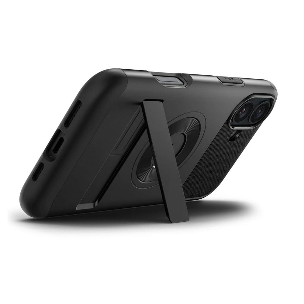 Spigen Slim Armor Mag Fit Backshell til iPhone 16 - Svart