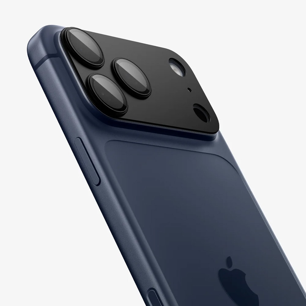 Spigen GlastR EZ FIT Optik Pro XL til iPhone 17 Pro Max / kameralinsebeskyttelse i hærdet glas / objektivbeskyttelse