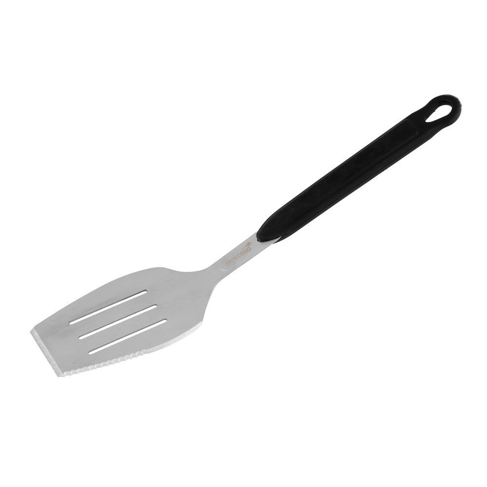 Mustang grillværktøj Pro-sæt 3 dele / grillværktøjssæt / grilltang skovlbørste / BBQ-sæt