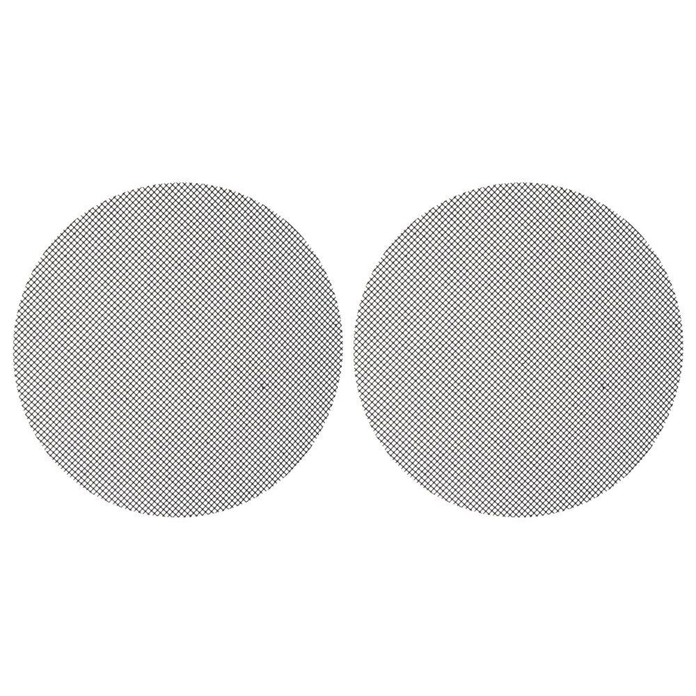 Mustang rundt teflon-grillnet 40 cm 2-pak / grillnet nonstick / grillmåtte rund