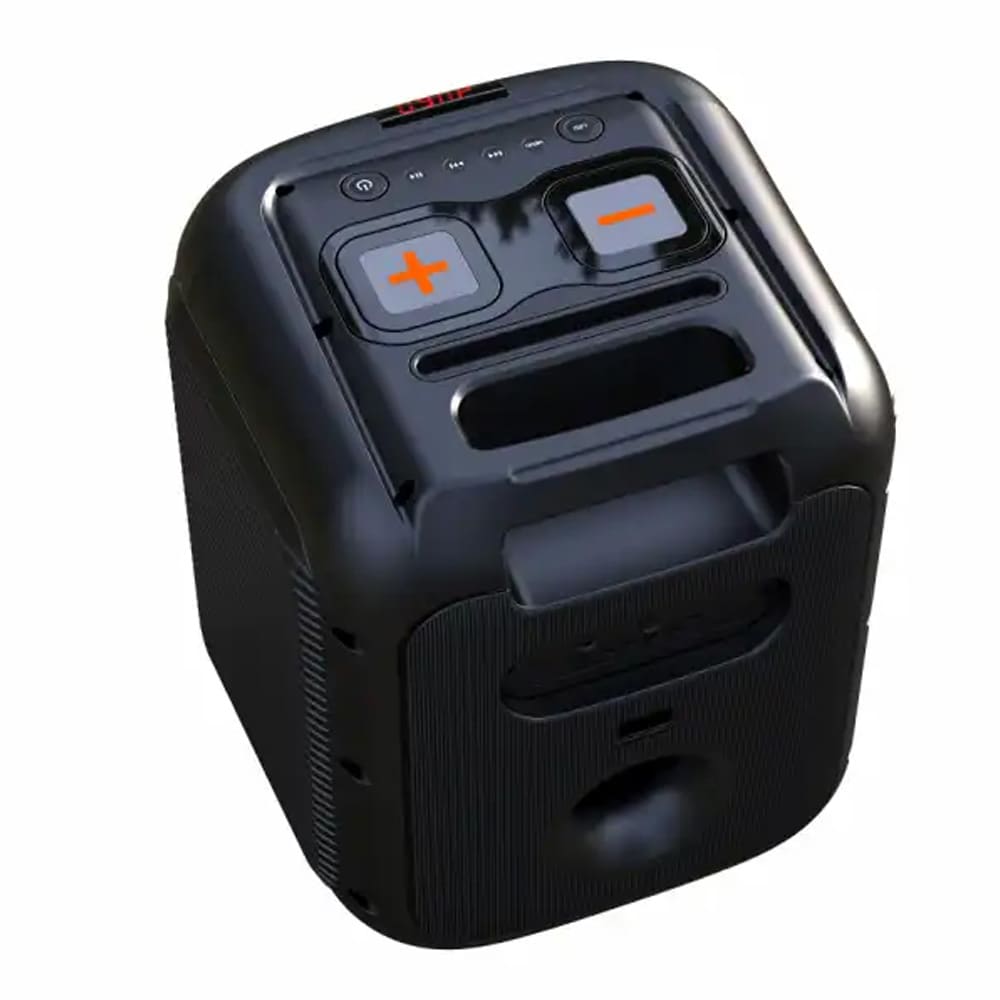 Denver BPS-250 partyhøjttaler / Bluetooth-højttaler med LED-lys, mikrofonindgang og 40 W RMS