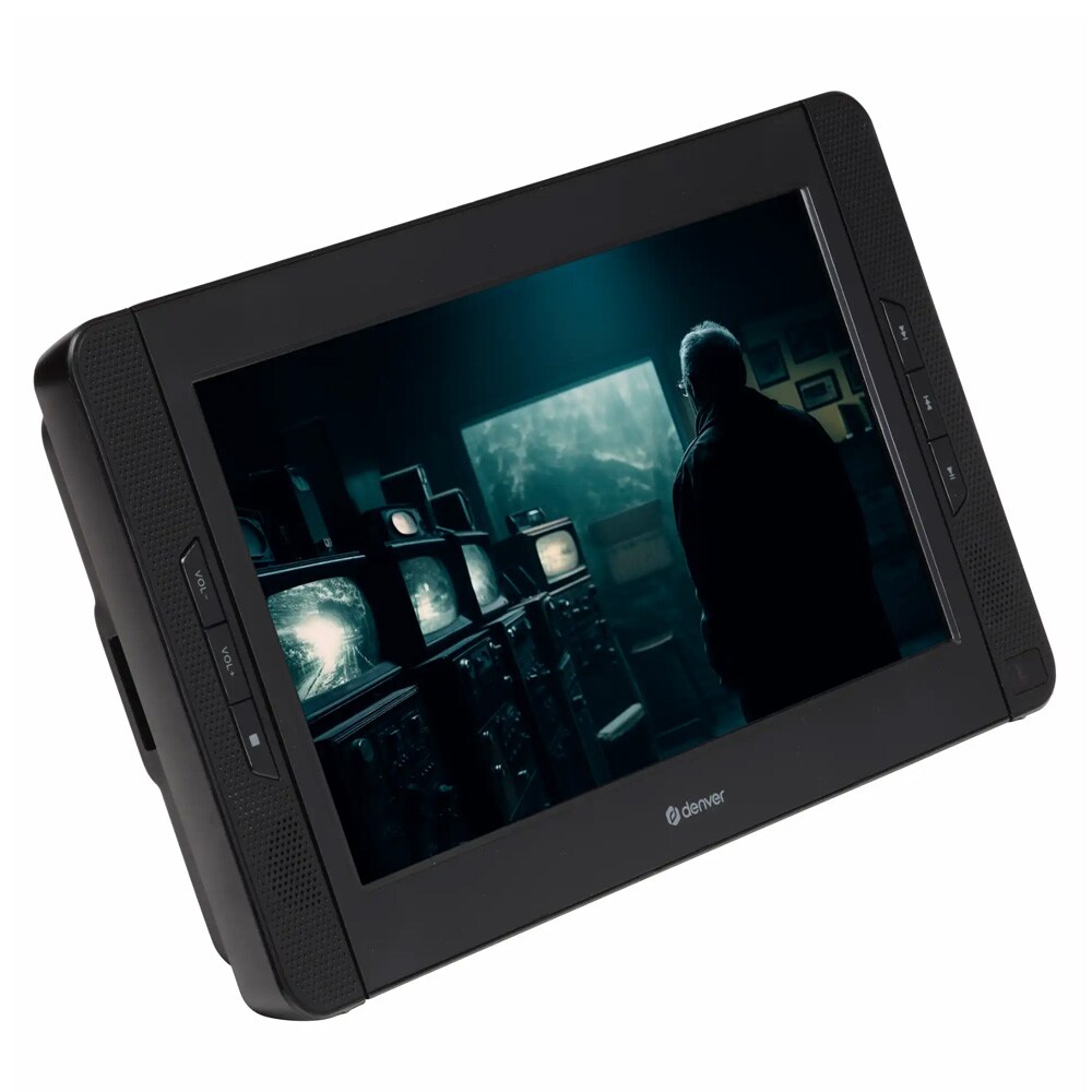 Denver MTW-1098 bærbar DVD-afspiller / to 10-tommers skærme til bilen, USB- og SD-afspilning