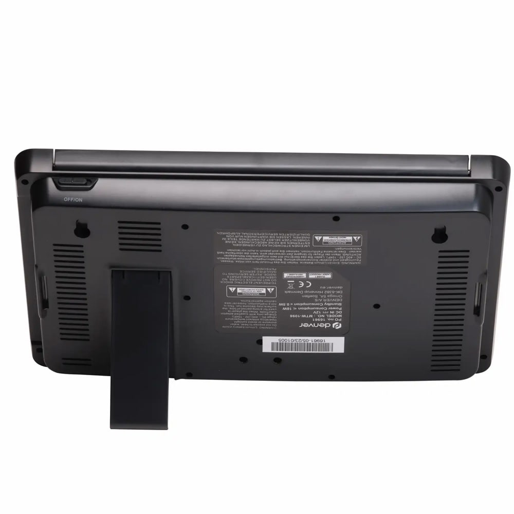 Denver MTW-1098 bærbar DVD-afspiller / to 10-tommers skærme til bilen, USB- og SD-afspilning