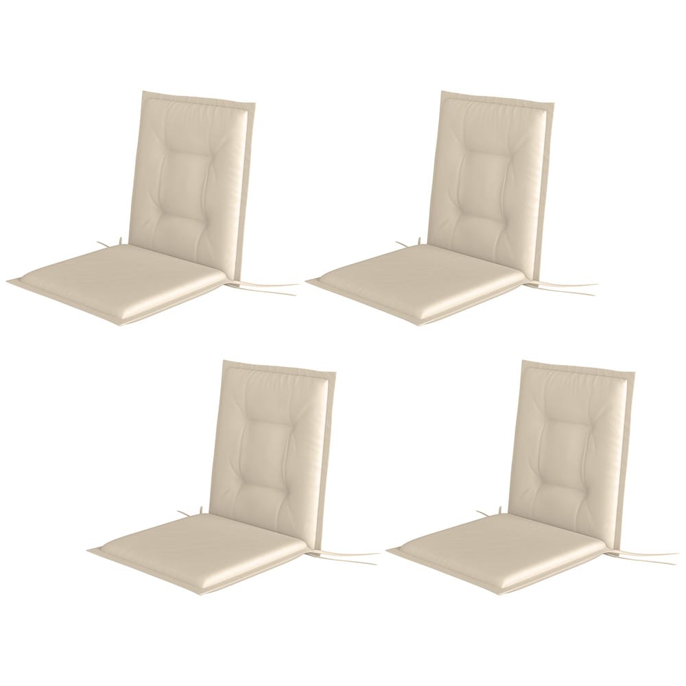 4 stolehynder 108 cm - Beige / Sædehynder / Havehynder