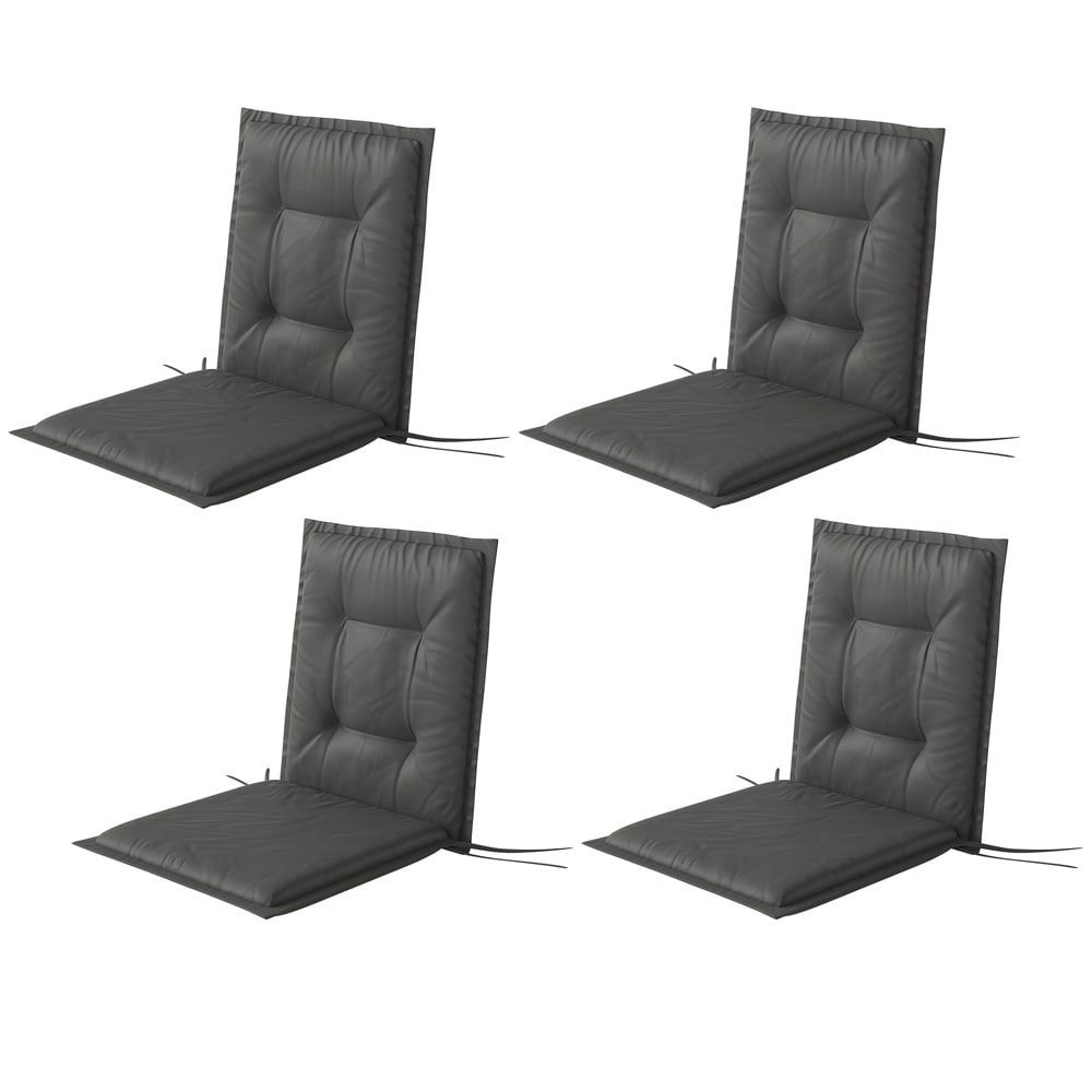 4 stolehynder 108 cm - Mørkegrå / Sædehynder / Havehynder