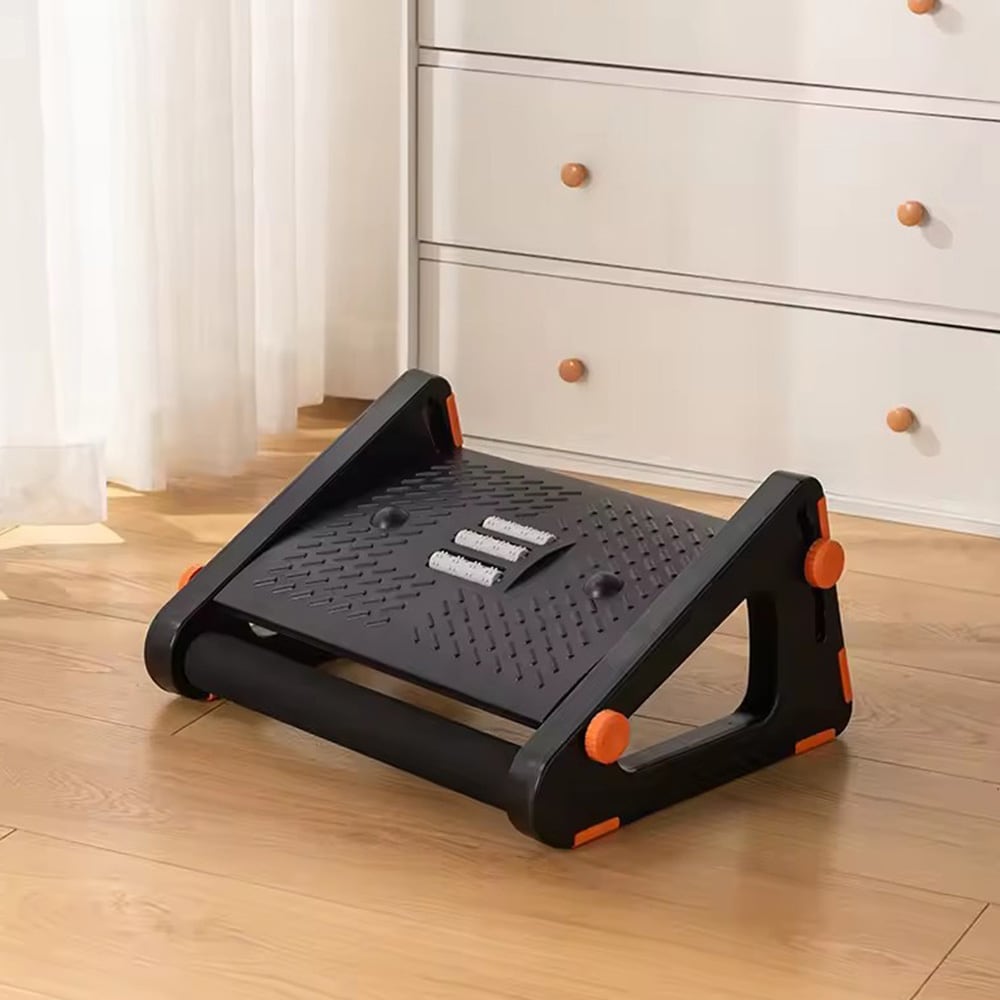 Fodstøtte med massagefunktion / massagefodstøtte / ergonomisk fodstøtte / kontorfodskammel