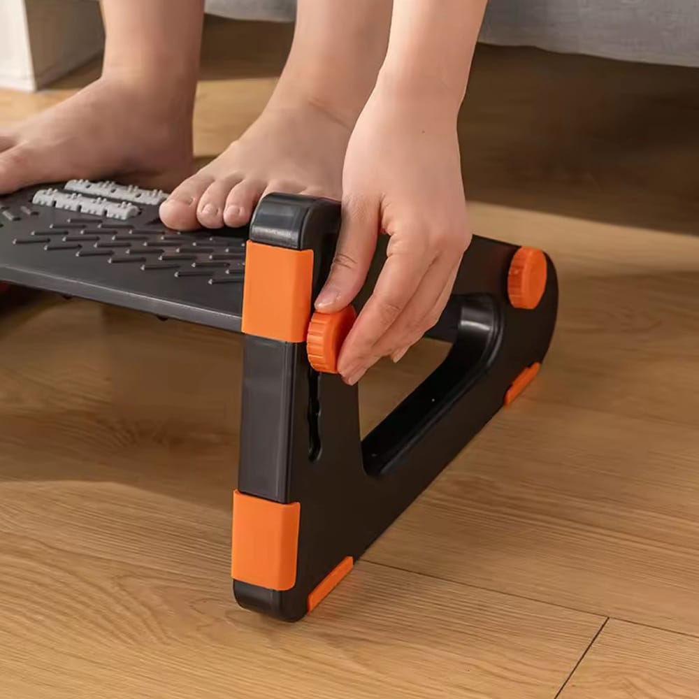 Fodstøtte med massagefunktion / massagefodstøtte / ergonomisk fodstøtte / kontorfodskammel
