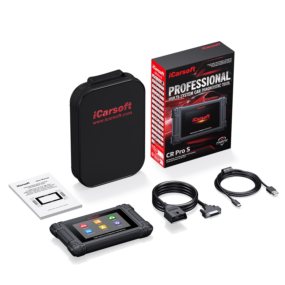 iCarsoft CR Pro S bildiagnoseværktøj / OBD-fejlkodelæser til flere bilmærker / diagnoseværktøj med live-data