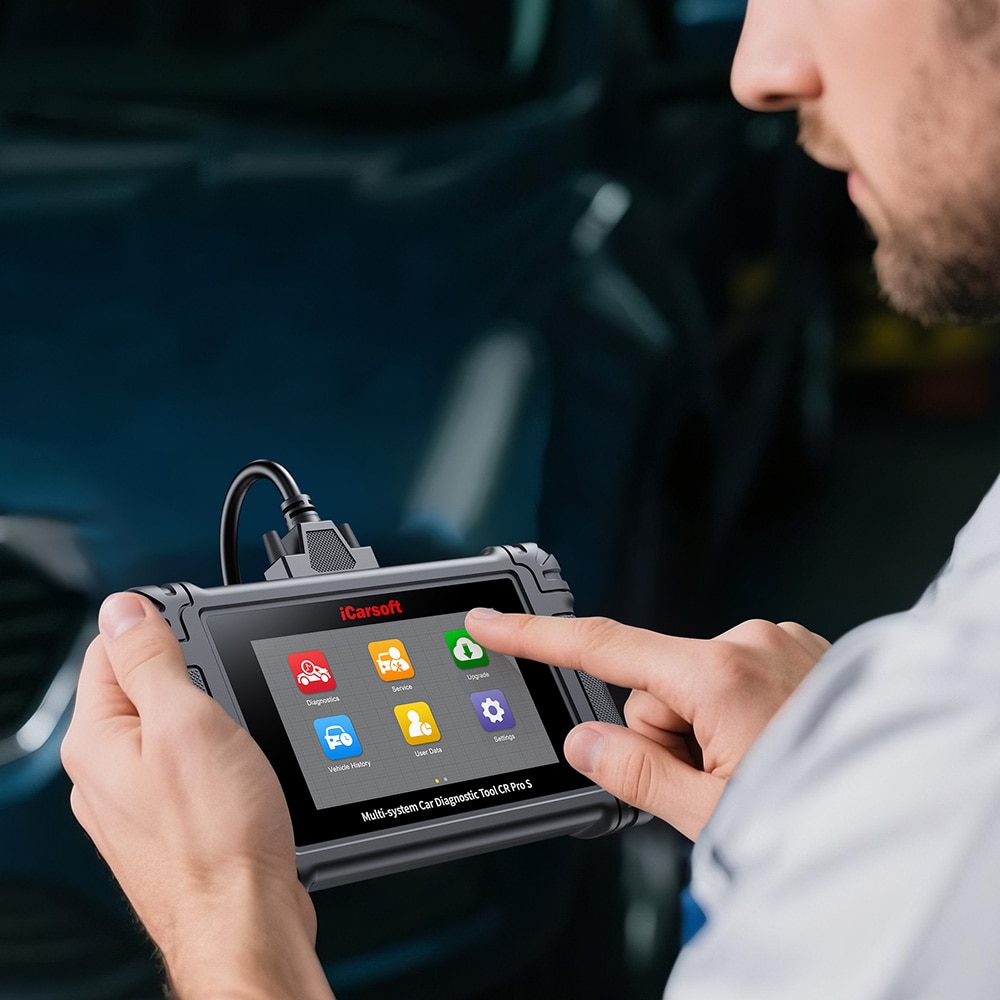 iCarsoft CR Pro S bildiagnoseværktøj / OBD-fejlkodelæser til flere bilmærker / diagnoseværktøj med live-data