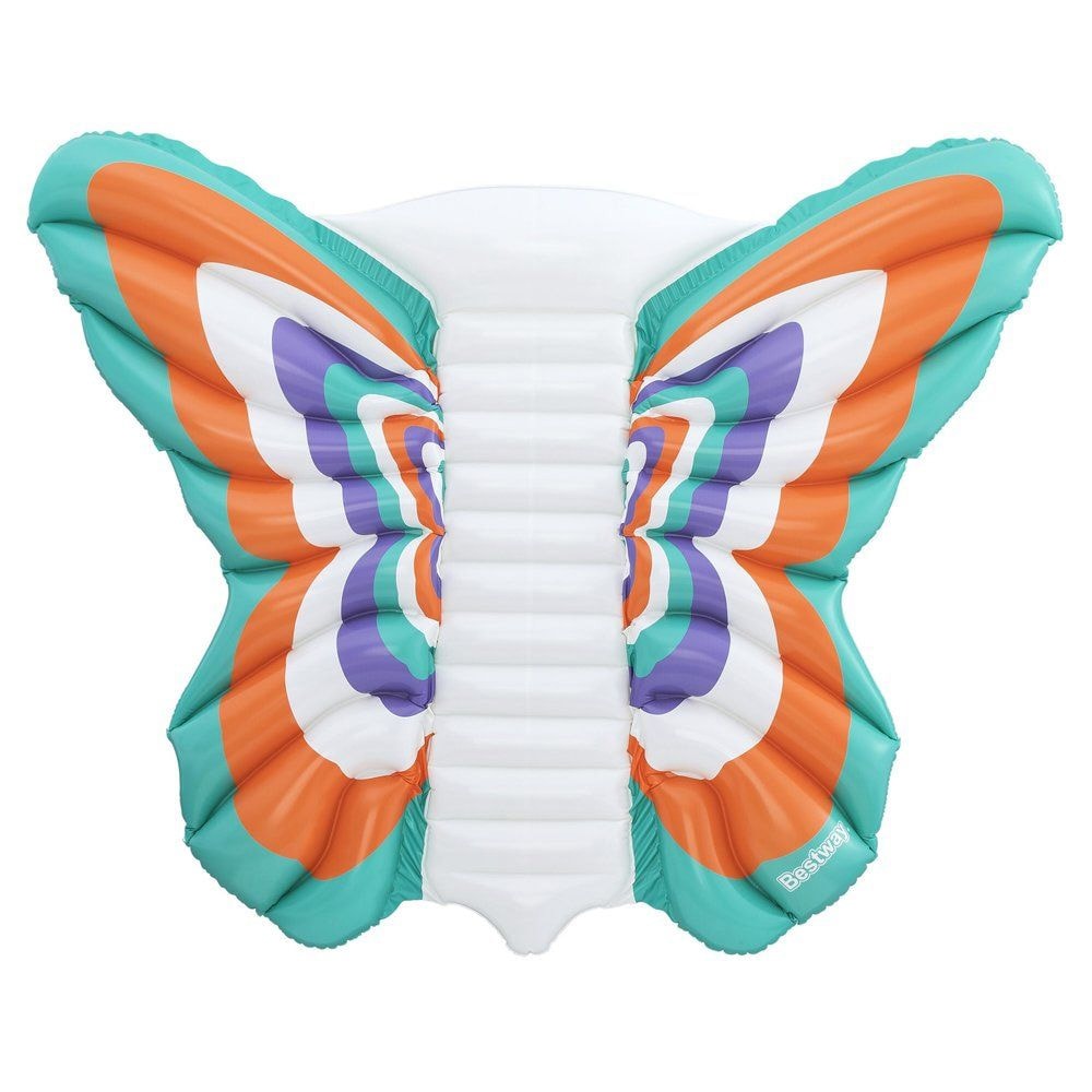 Bestway Boho Butterfly bademadras 186×146×21 cm / oppustelig madras med sommerfugleform