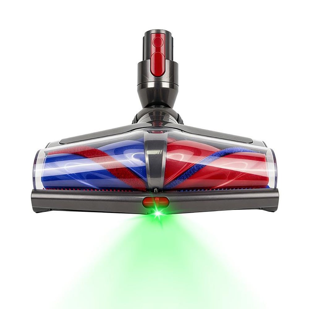 Støvsugermundstykke med grøn LED til Dyson V7 V8 V10 V11 V15 / Motoriseret gulvmundstykke
