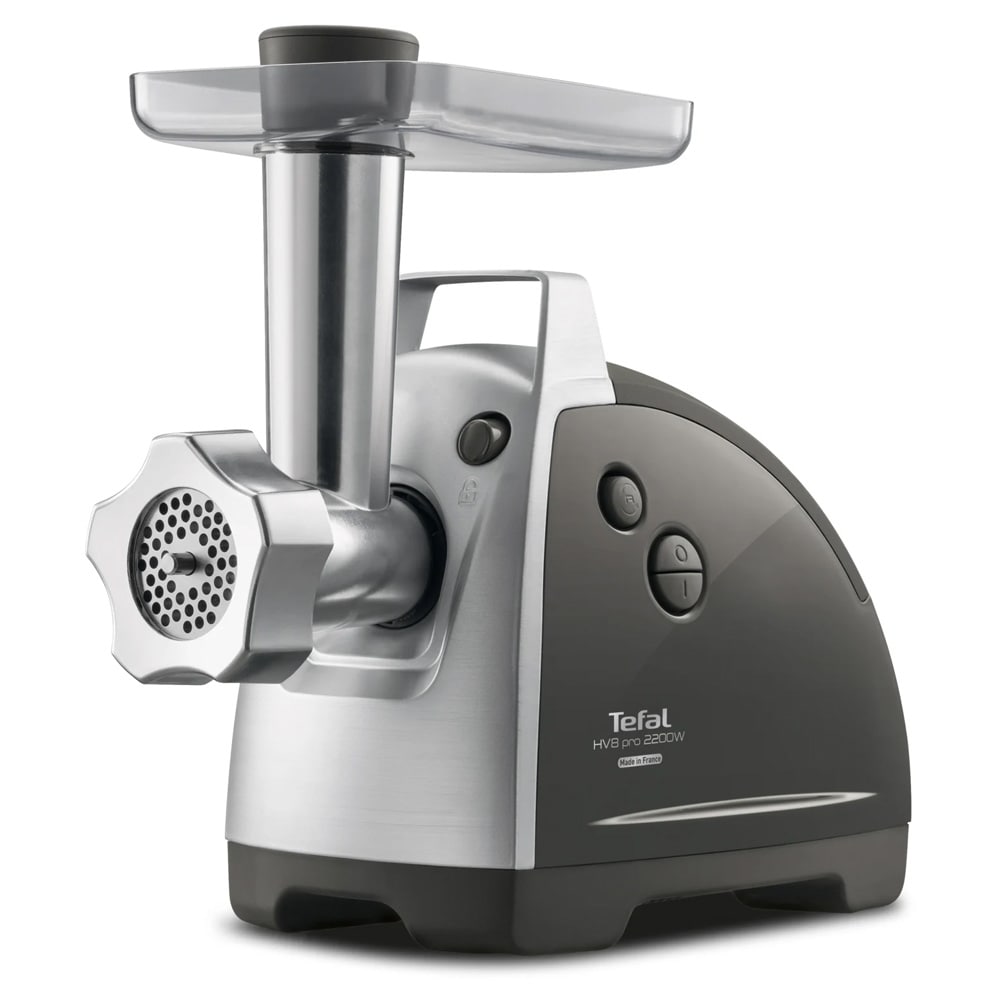 Tefal HV8 Pro kødhakker NE6868 / Elektrisk kødhakker til hjemmebrug / Kødhakker med pølsehorn