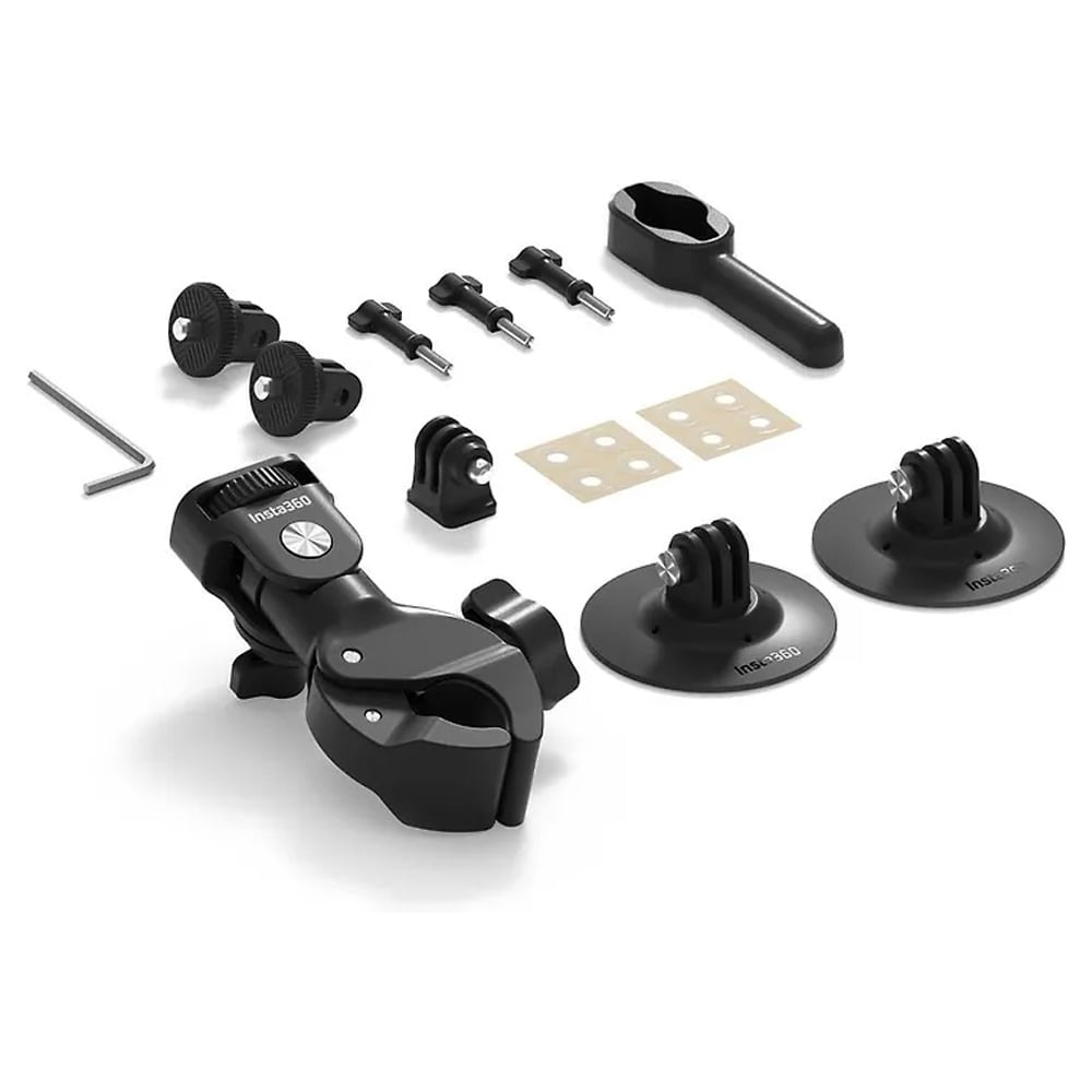 Insta360 Motorcycle Bundle / kamerabeslag til motorcykel og cykel / monteringssæt til actionkamera