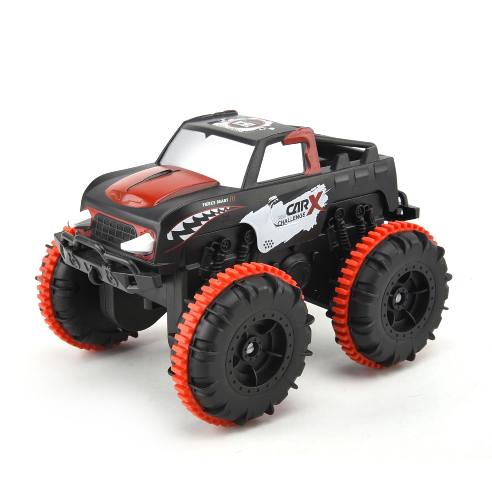 Gear4Play RC1172 amfibisk RC-bil 18 cm / radiostyret bil med 4WD / offroad-bil til land, vand og sne