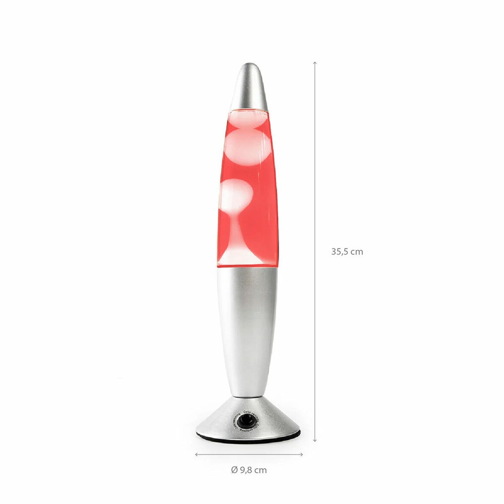 InnovaGoods LED-lavalampe / farveskiftende lavalampe / retrolampe med 7 farver