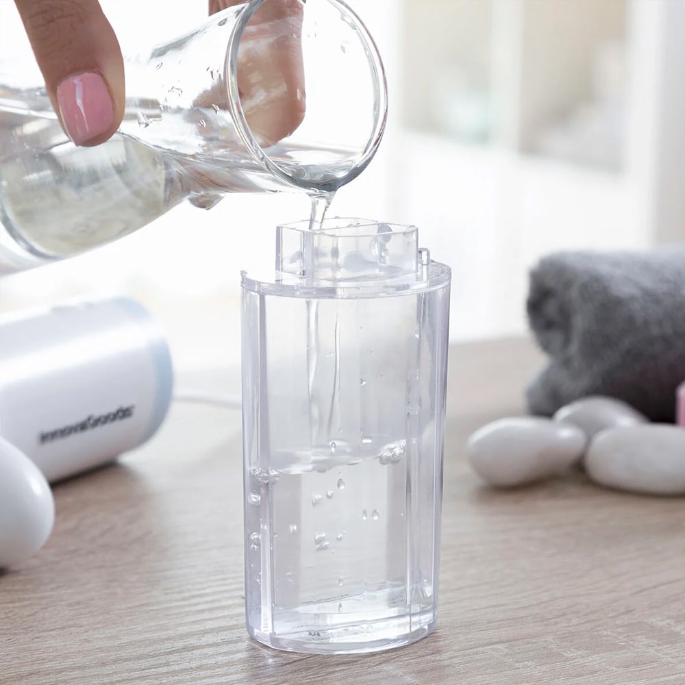 Genopladelig ansigtsrenser med rensegel / hudplejesæt med 6 hoveder og Kombucha ansigtsgel 200 ml