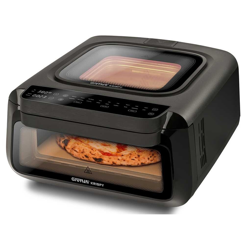 G3 Ferrari Krispy elektrisk pizzaovn 2100 W / 3-i-1 pizzaovn med frituregryde / pizzaovn med grill