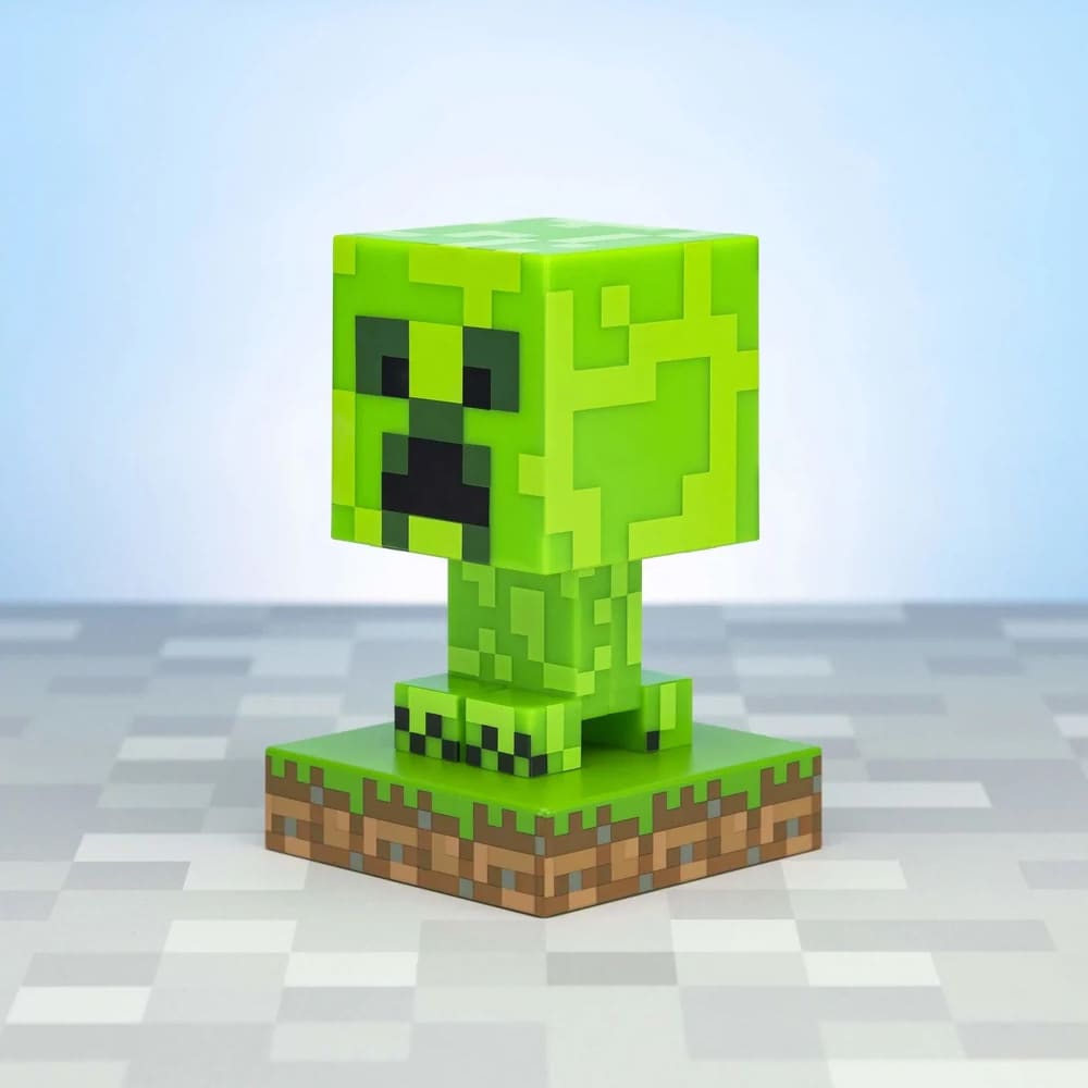 Paladone Icon Minecraft Creeper / Minecraft Creeper-lampe / Creeper-natlys