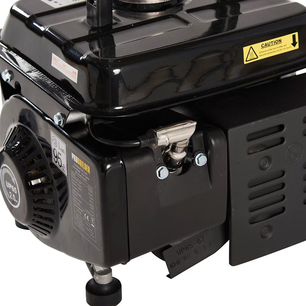 Probuilder benzingenerator 720 W / strømaggregat 230 V / campinggenerator med 2-taktsmotor
