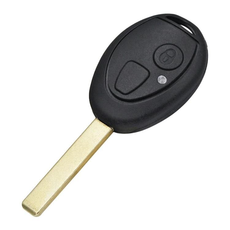 Lige bilnøglehus til Land Rover/BMW/MG Rover, 2 knapper / Nøglehus til BMW Z3 Z4 X3 X5 E46 E39