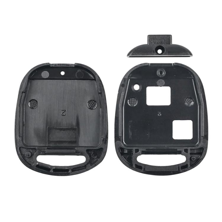 Bilnøgleskal til Toyota RAV4, Previa, MR2 og HiAce / 2 knapper / uden nøgleblad