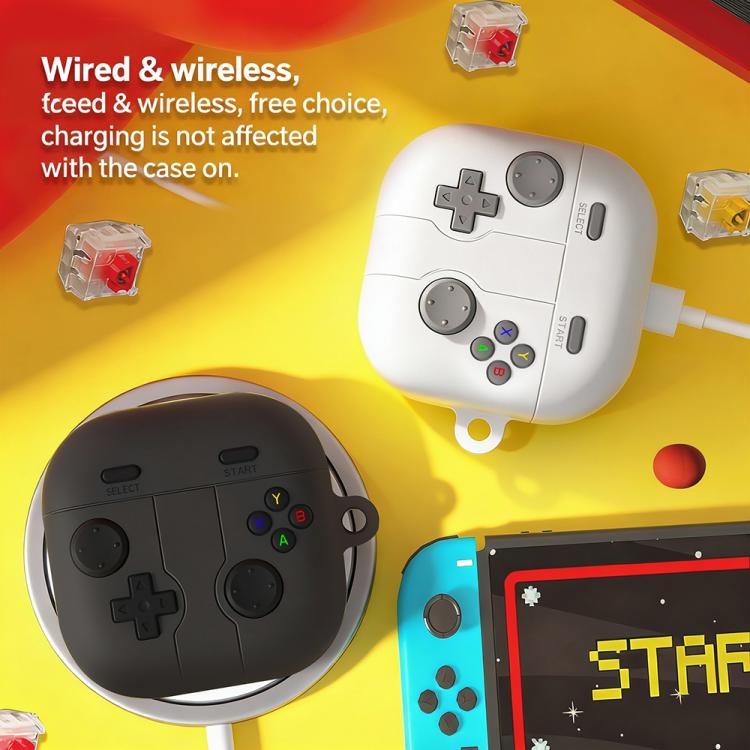 Silikoneetui i retro gaming-stil til Samsung Galaxy Buds4/4 Pro - Pink