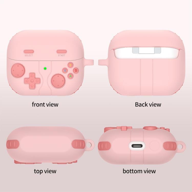 Silikoneetui i retro gaming-stil til Samsung Galaxy Buds3 FE - Pink