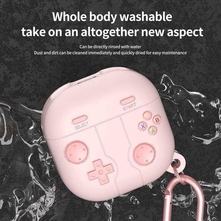 Silikoneetui i retro gaming-stil til Samsung Galaxy Buds Live - Pink