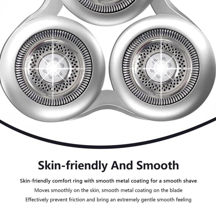 Barberhoved til Philips SH98/SP9860/SP9863/SP9880/9000 - Sølv / erstatningsbarberhoved