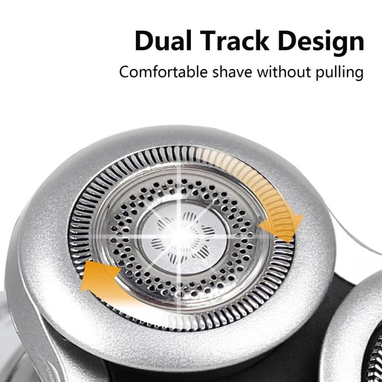 Barberhoved til Philips SH98/SP9860/SP9863/SP9880/9000 - Sølv / erstatningsbarberhoved