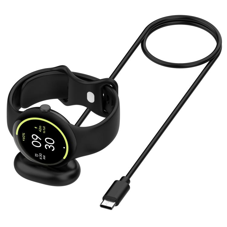 Magnetisk USB-C-opladerkabel til Google Pixel Watch 4 - Svart / magnetisk oplader