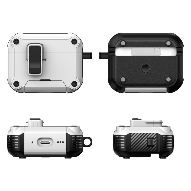 Magnetisk hovedtelefonetui med lås til AirPods Pro 2 – Svart / beskyttelsestui til AirPods Pro 2