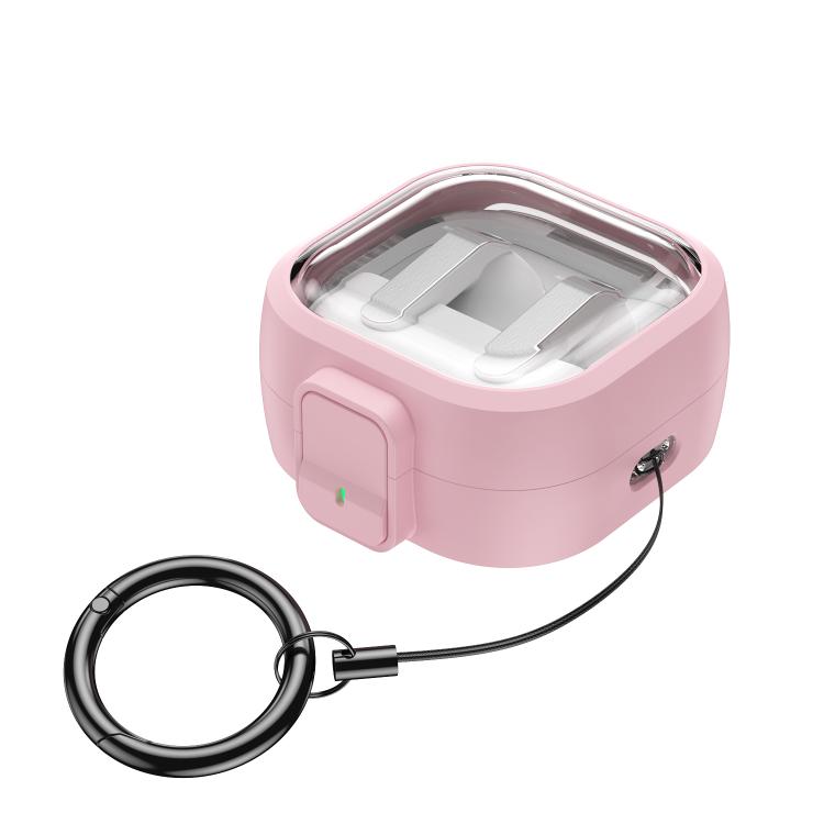 Hovedtelefonetui med kliklås til Galaxy Buds4 og Buds4 Pro – Rosa
