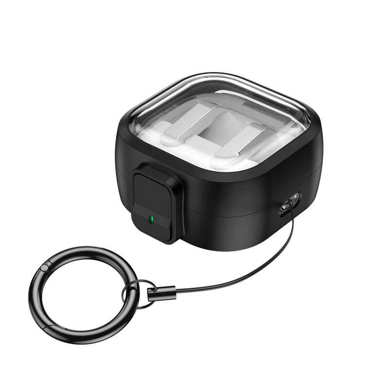 Hovedtelefonetui med kliklås til Galaxy Buds4 og Buds4 Pro – Svart