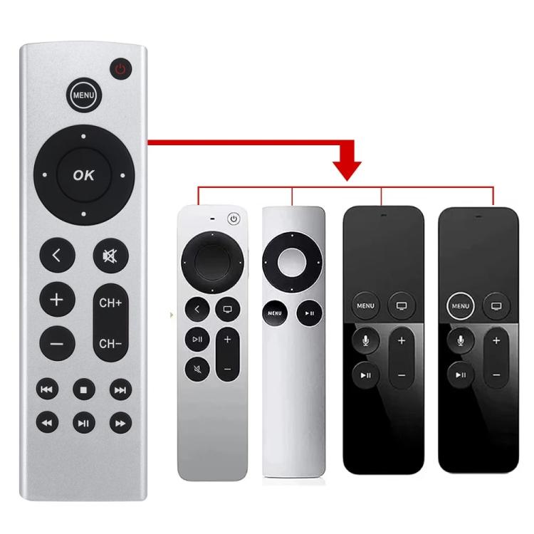 Fjernbetjening til Apple TV 4K/HD Gen 2-7 / Erstatningsfjernbetjening til Apple TV