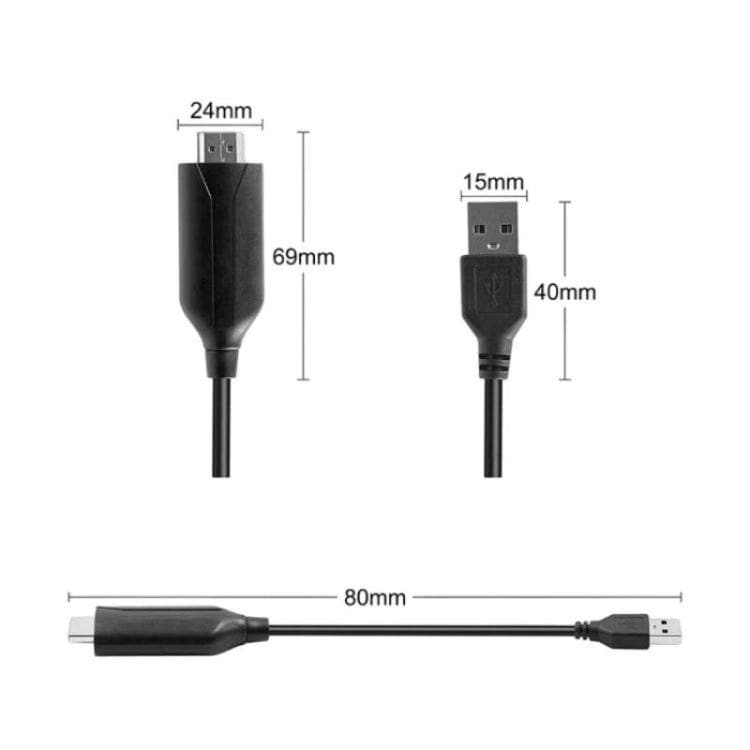 HDMI til USB-adapter 1080P til lyd og video / HDMI capture card 1080P