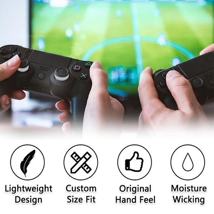 Præcisionsringe i skum til PS4/PS5/Xbox/Switch, 16-pak – Svart/grå