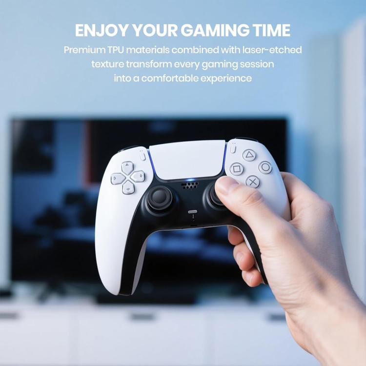 Joystickgreb til PS5/PS4, 10-pak – Svart / Erstatningshætter til analogstikker